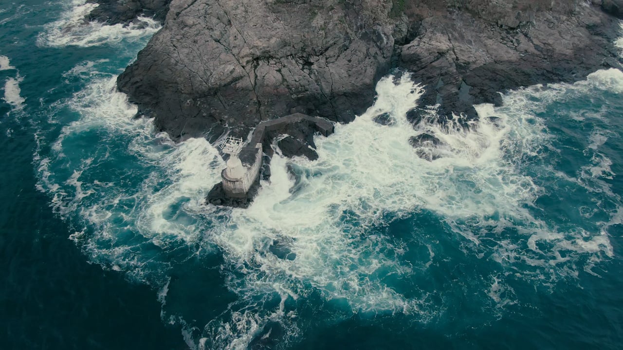 海浪素材 - 海浪 /  灯塔 /  海洋 /  海岸 /  蓝色的 /  景观